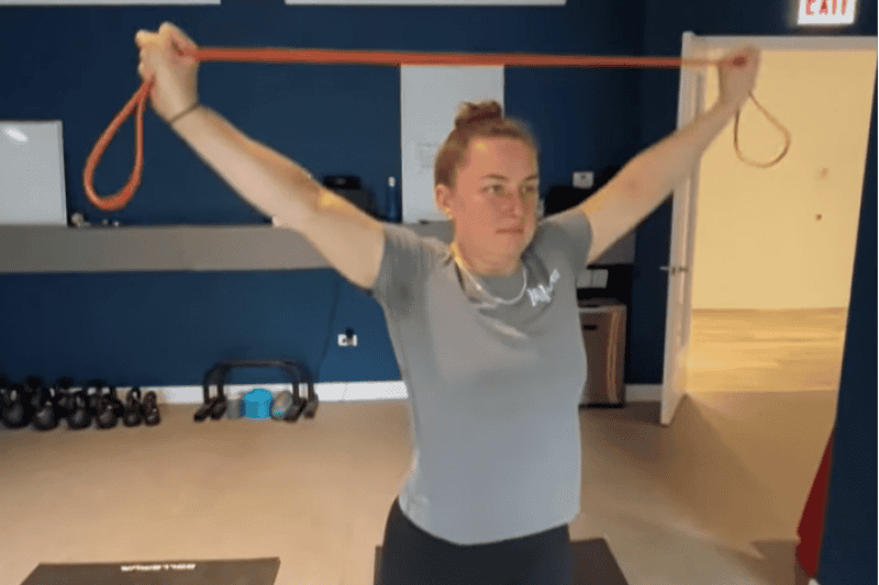 banded shoulder exercise